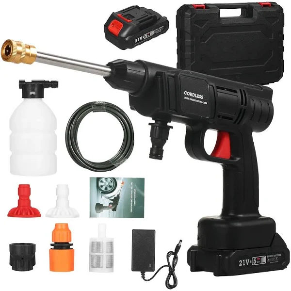 Hidrolavadora Portátil con 2 Baterías 98v